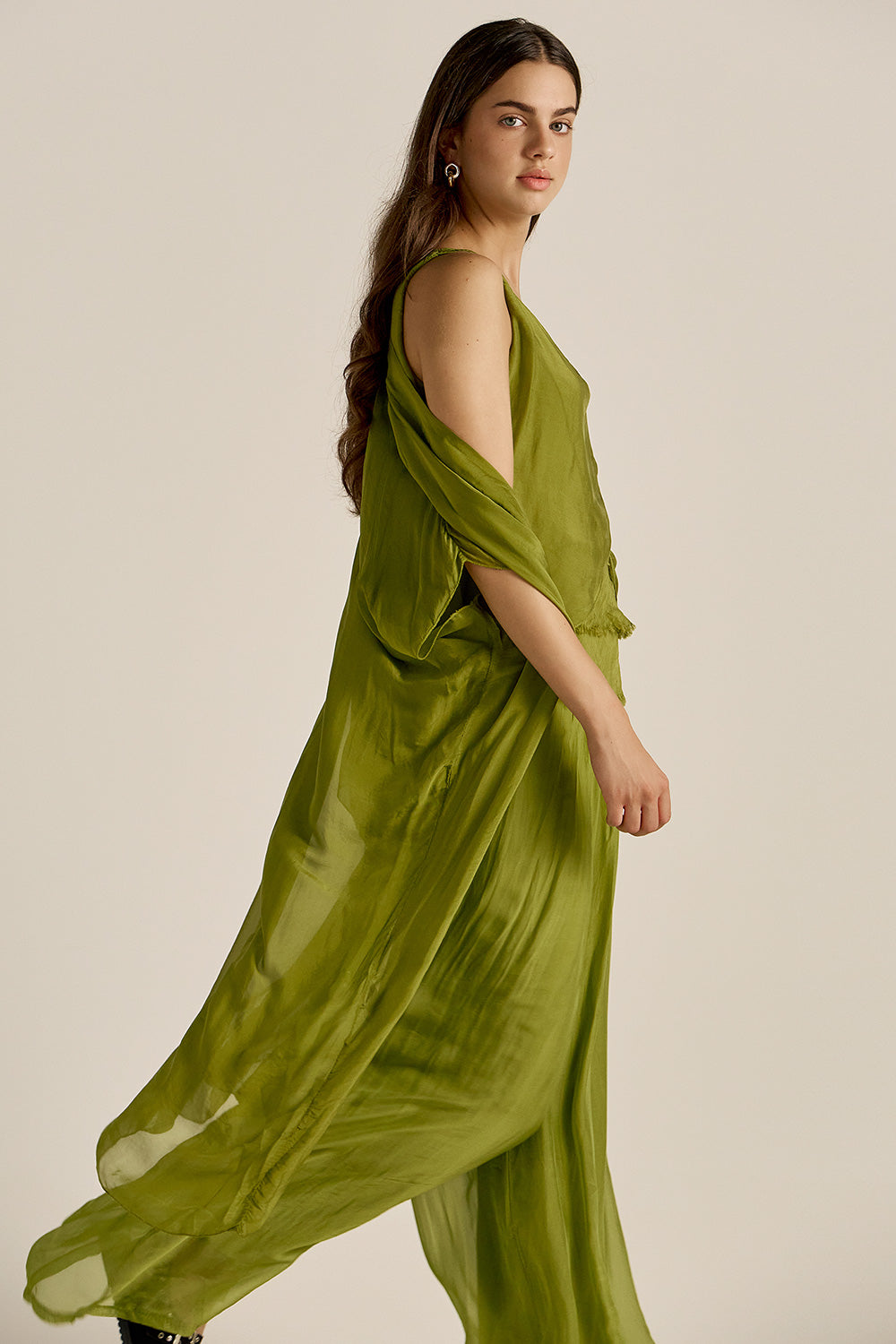 Rhea Kimono ∣ Olive Green