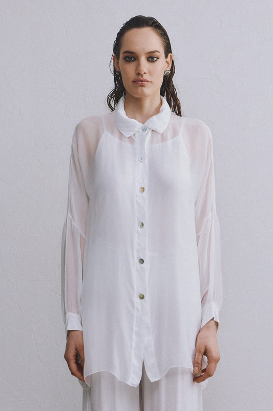 Alkyoni Shirt | White