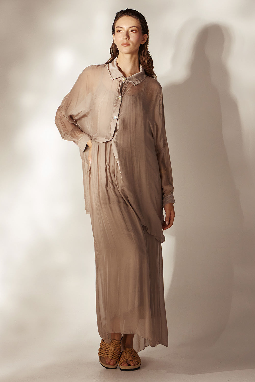 Alkyoni Shirt | Beige