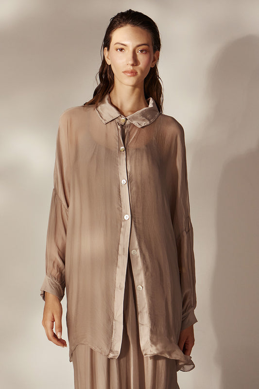 Alkyoni Shirt | Beige