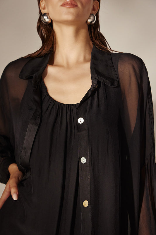 Alkyoni Shirt - Black
