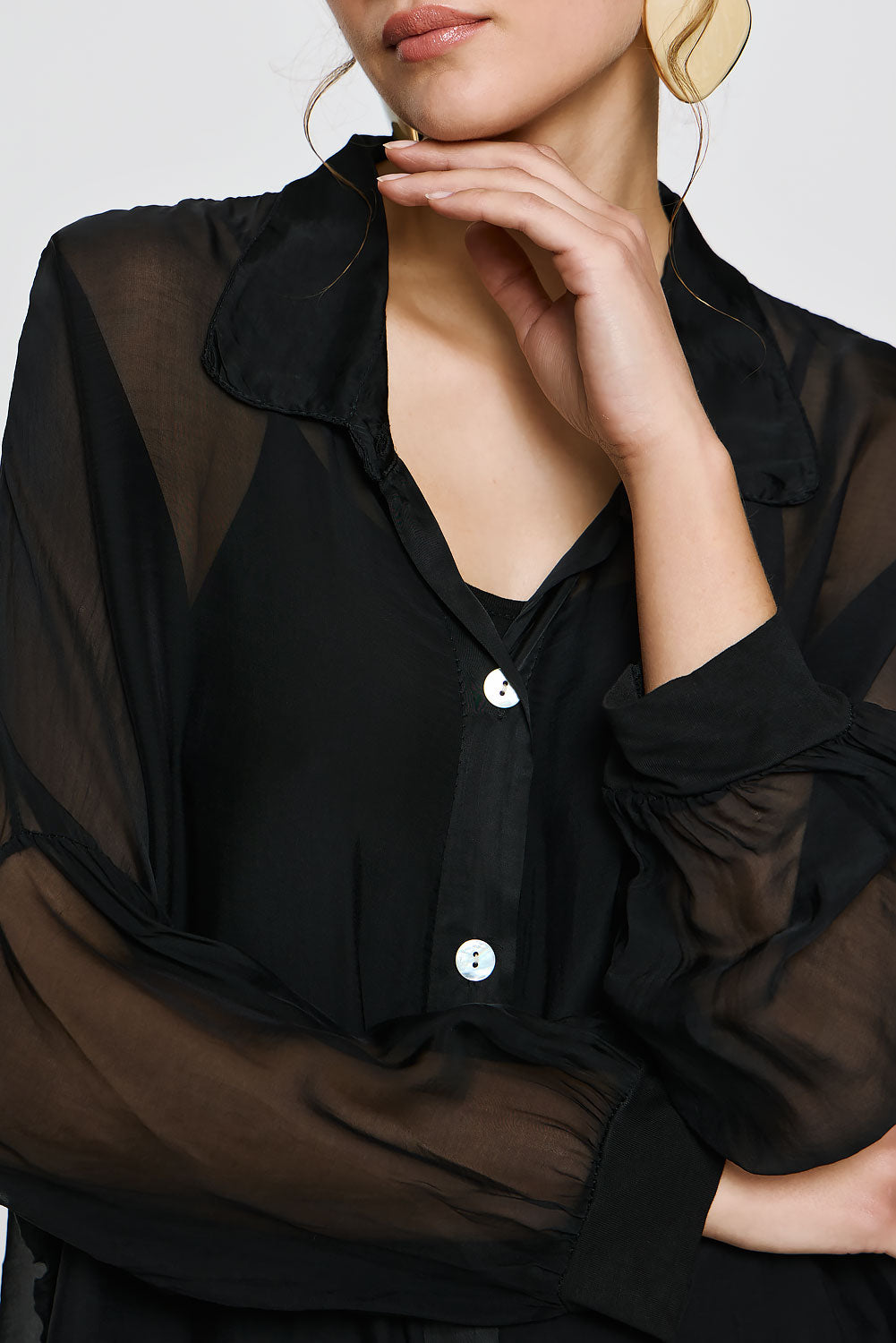 Alkyoni Shirt | Black