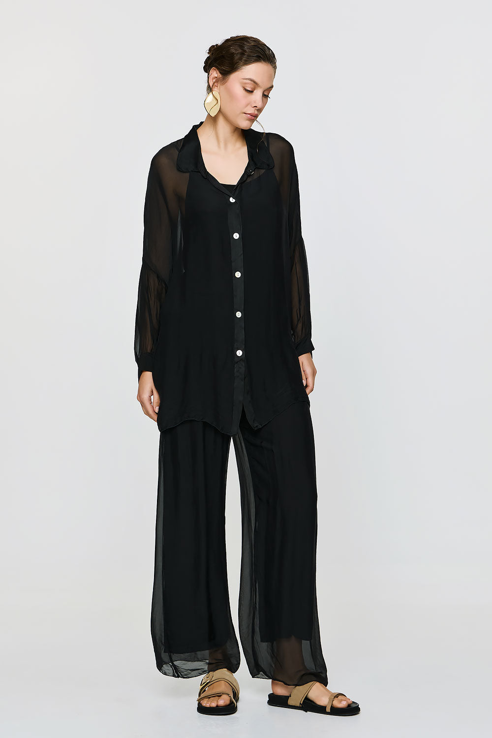 Alkyoni Shirt | Black