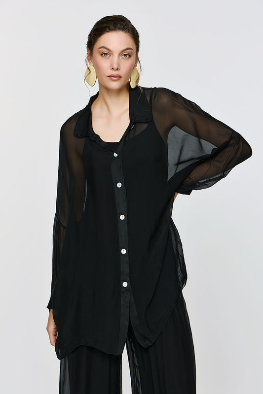 Alkyoni Shirt | Black