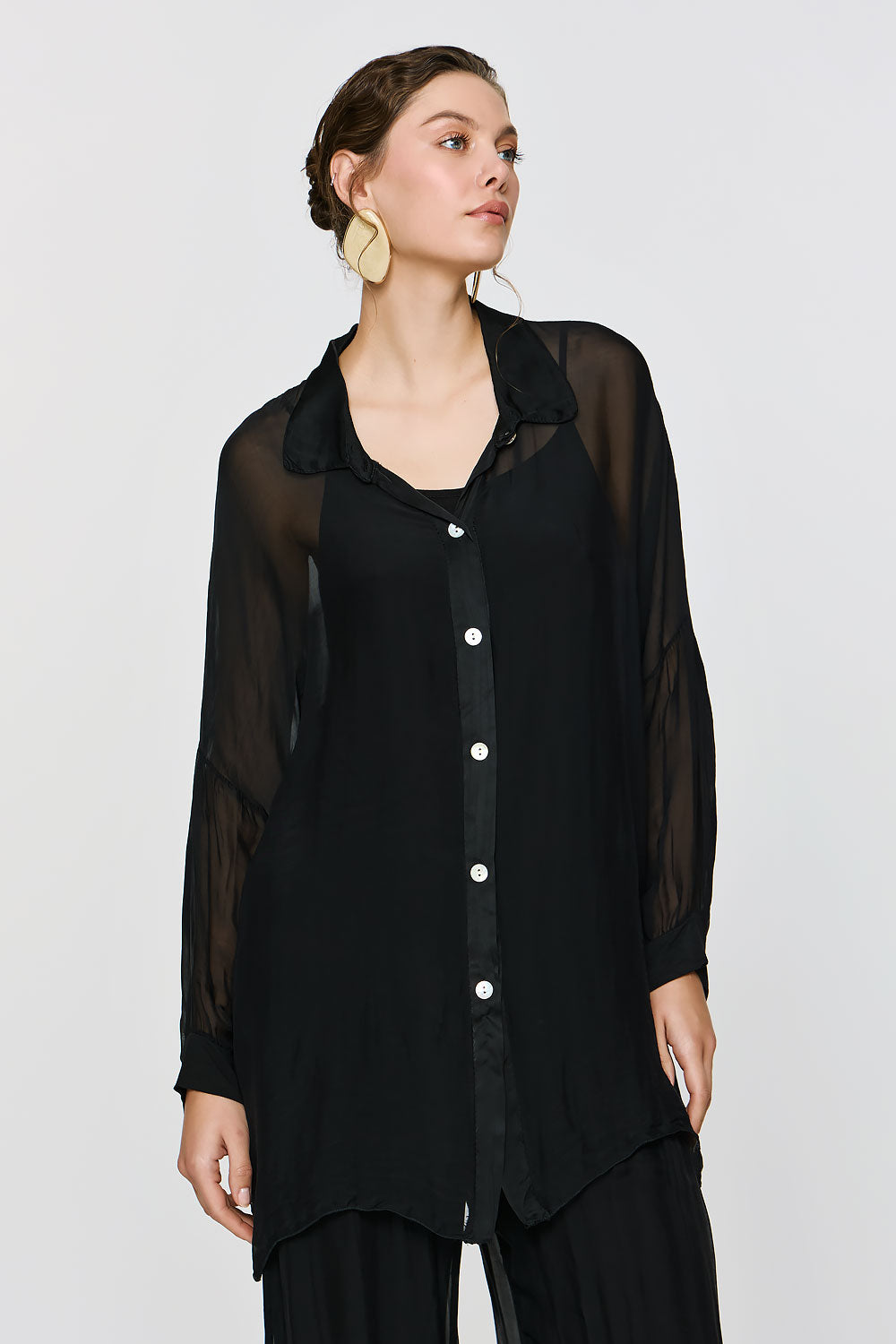 Alkyoni Shirt | Black