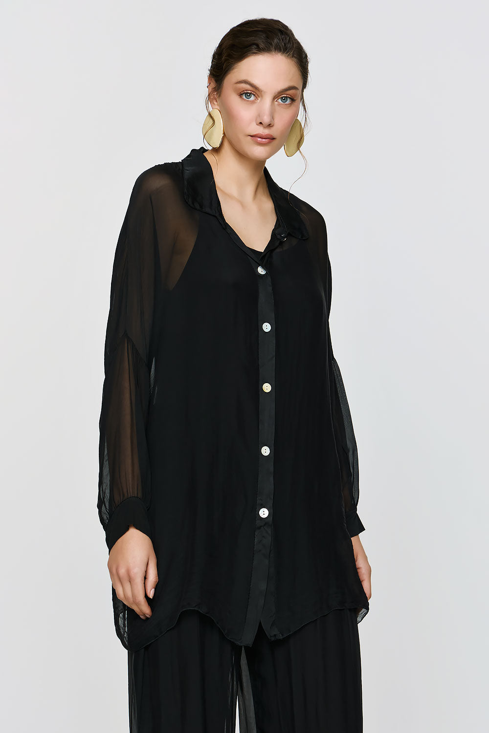 Alkyoni Shirt | Black