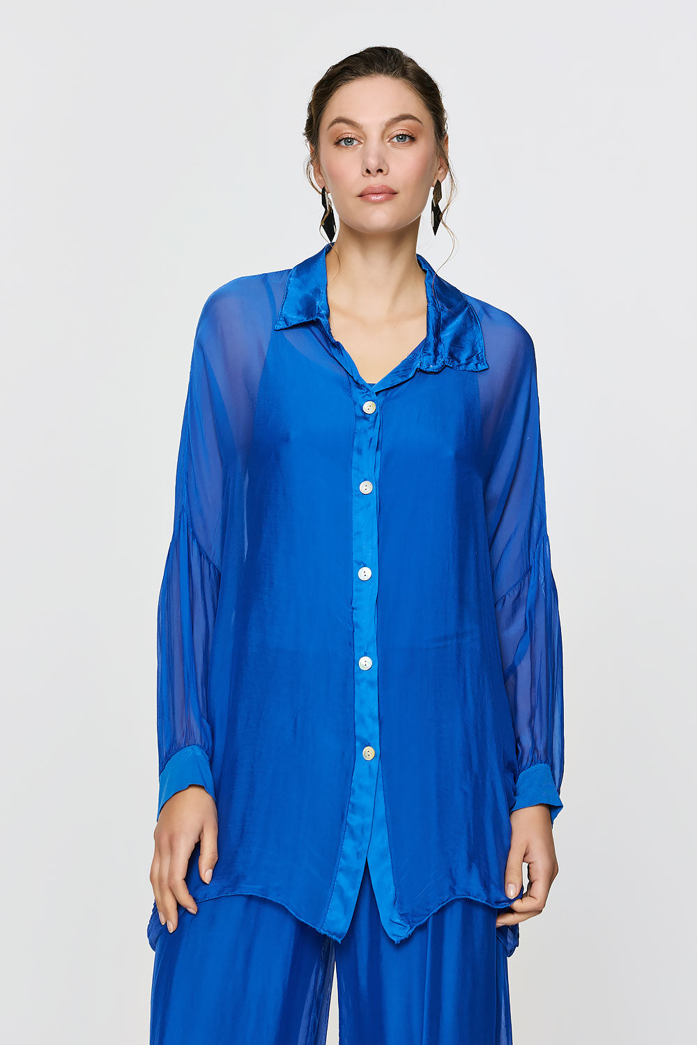 Alkyoni Shirt | Blue Royal