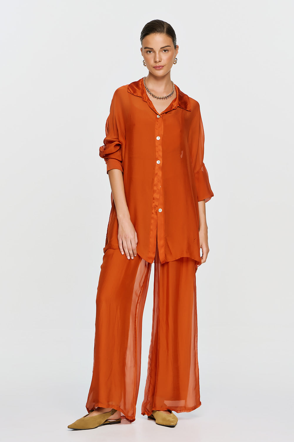 Alkyoni Shirt | Burnt Orange