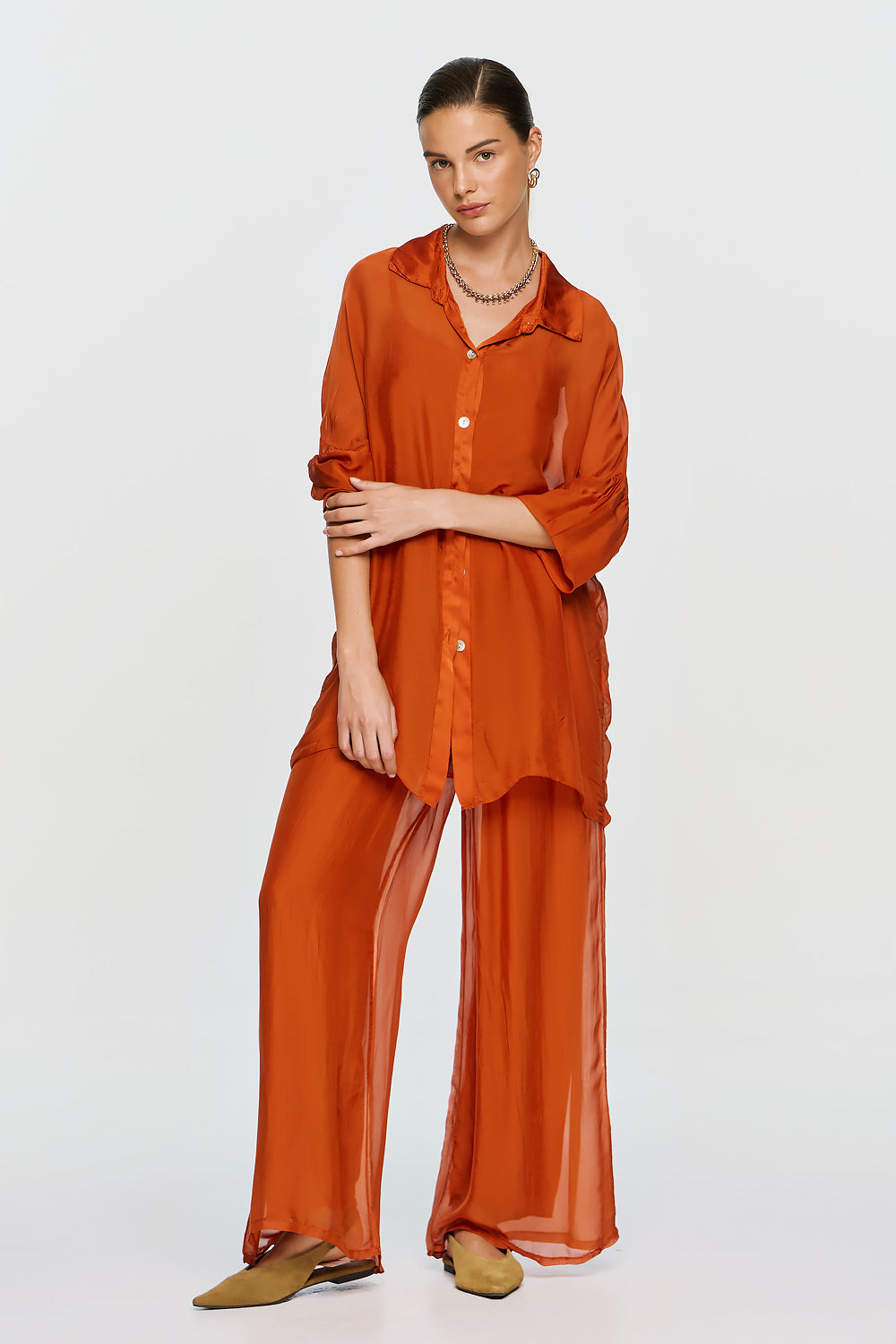 Alkyoni Shirt | Burnt Orange