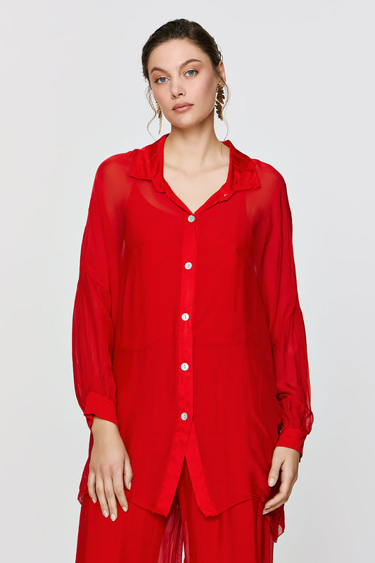 Alkyoni Shirt | Red