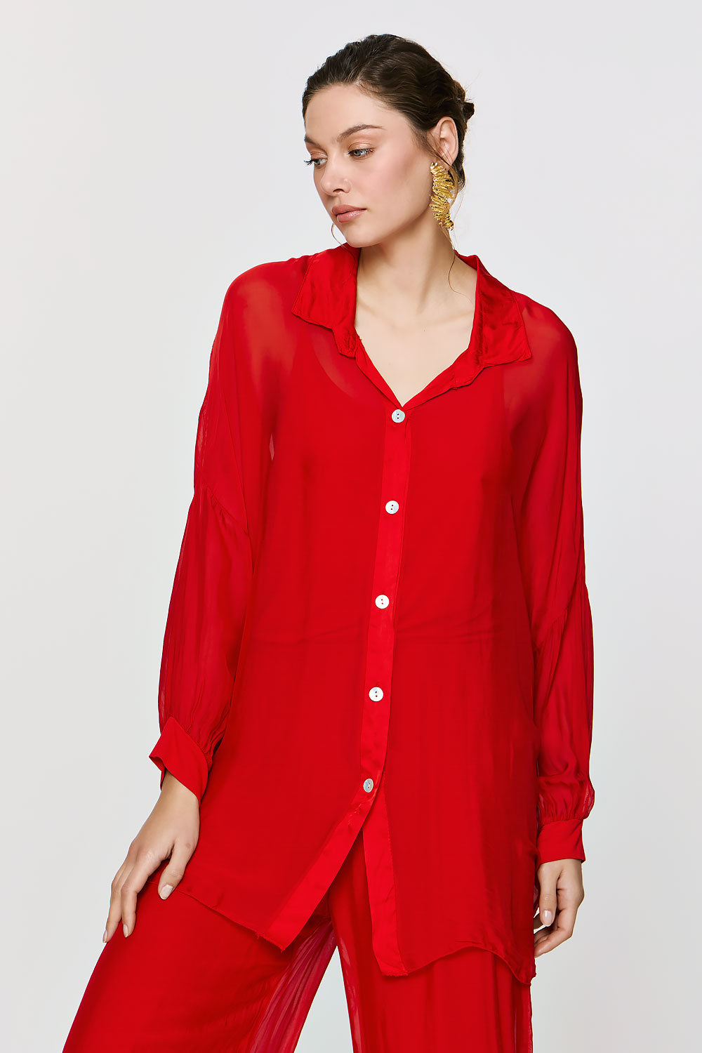 Alkyoni Shirt | Red
