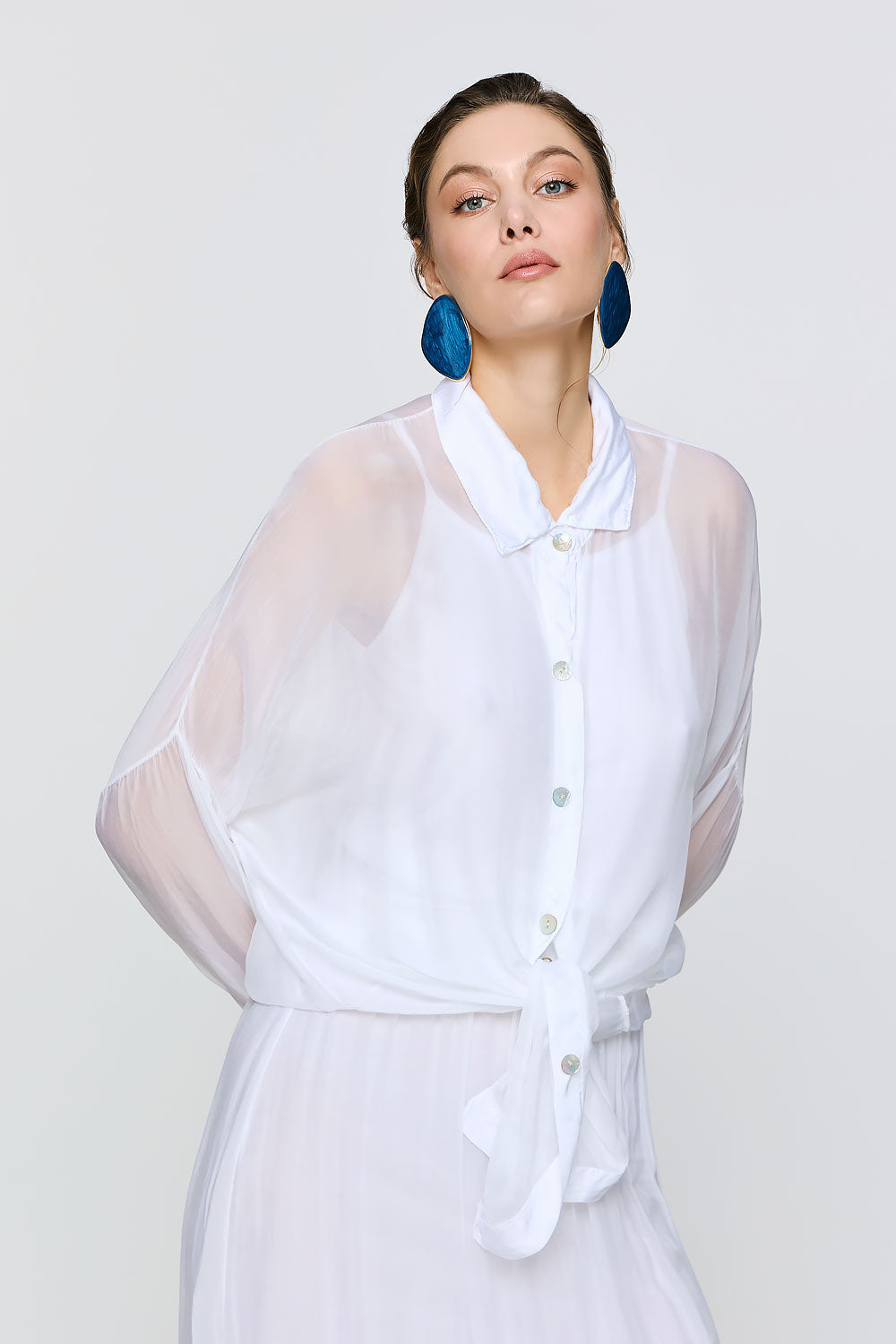 Alkyoni Shirt | White