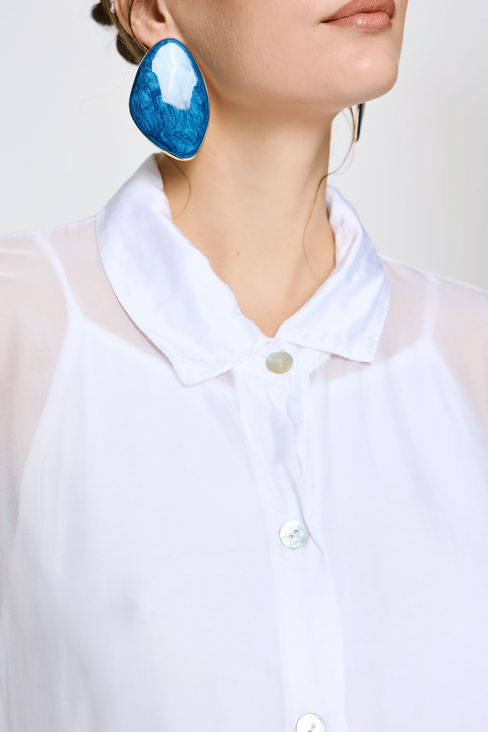 Alkyoni Shirt | White