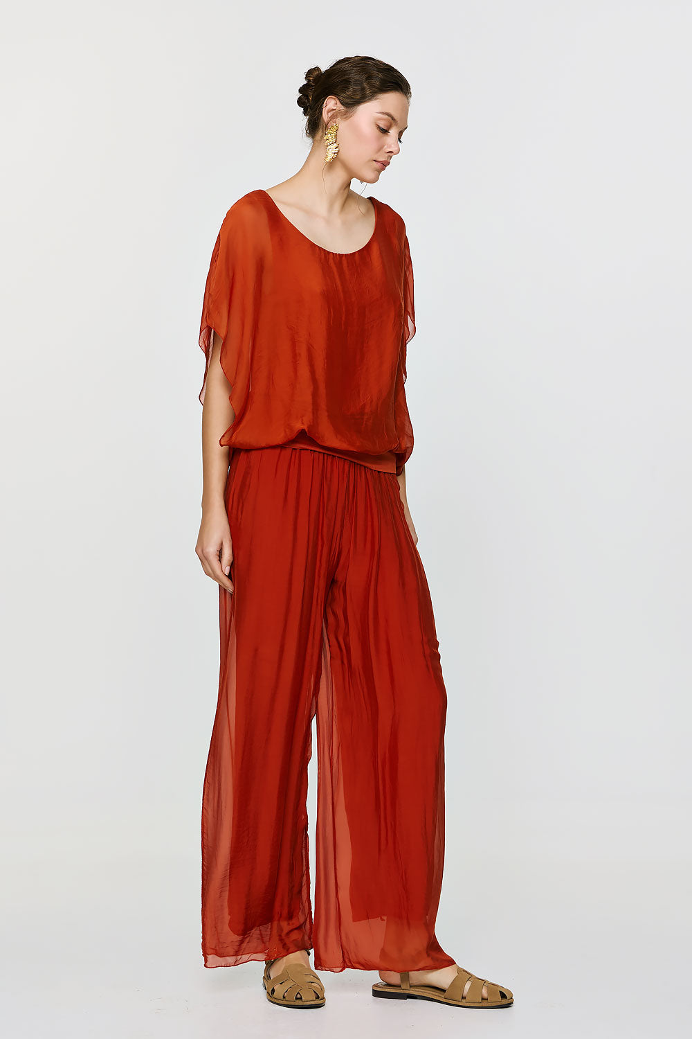 Ismini Pants | Burnt Orange