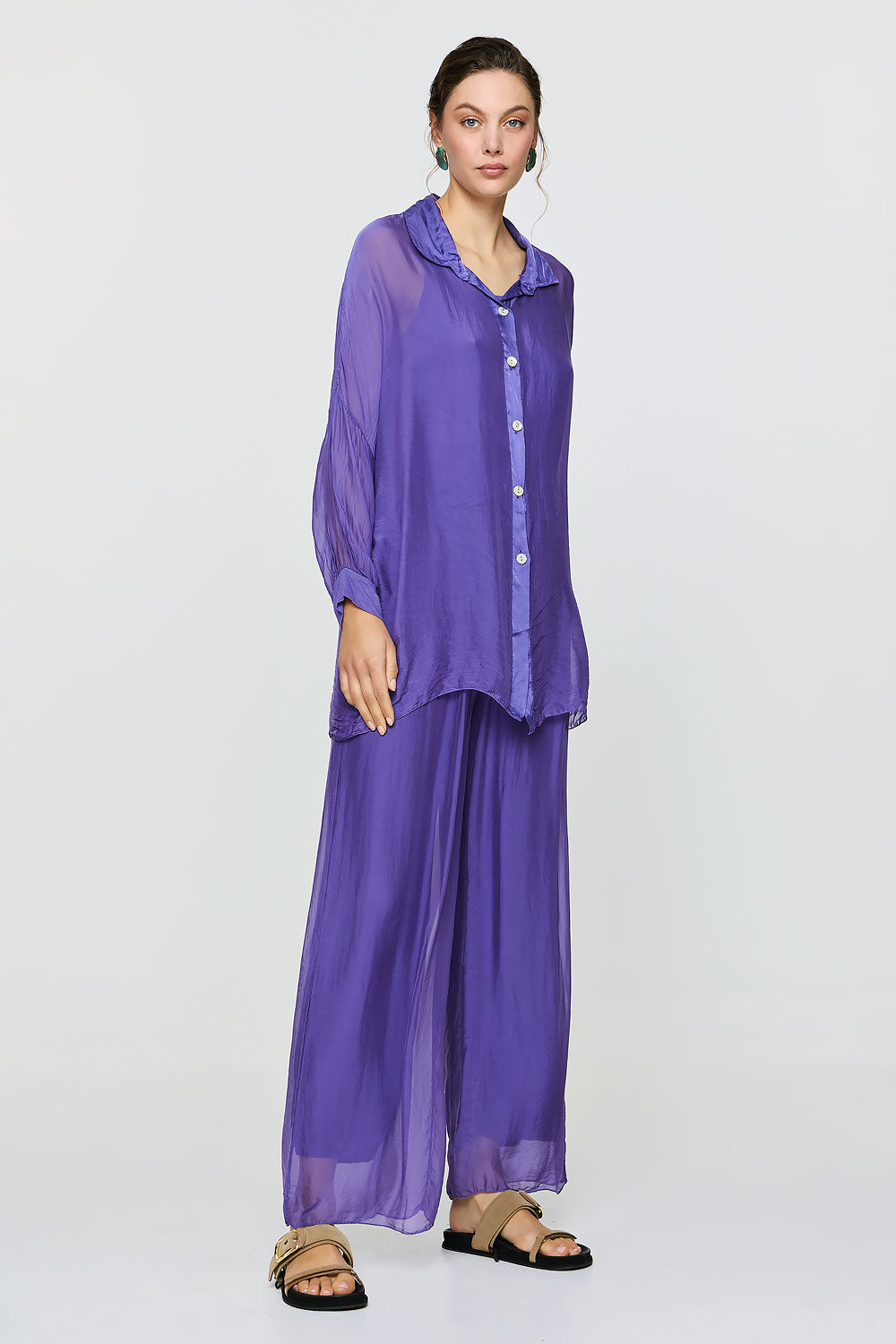 Ismini Pants | Purple