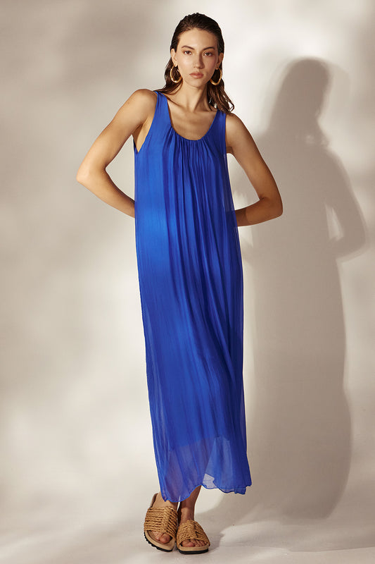 Hydra Long Dress | Blue Royal