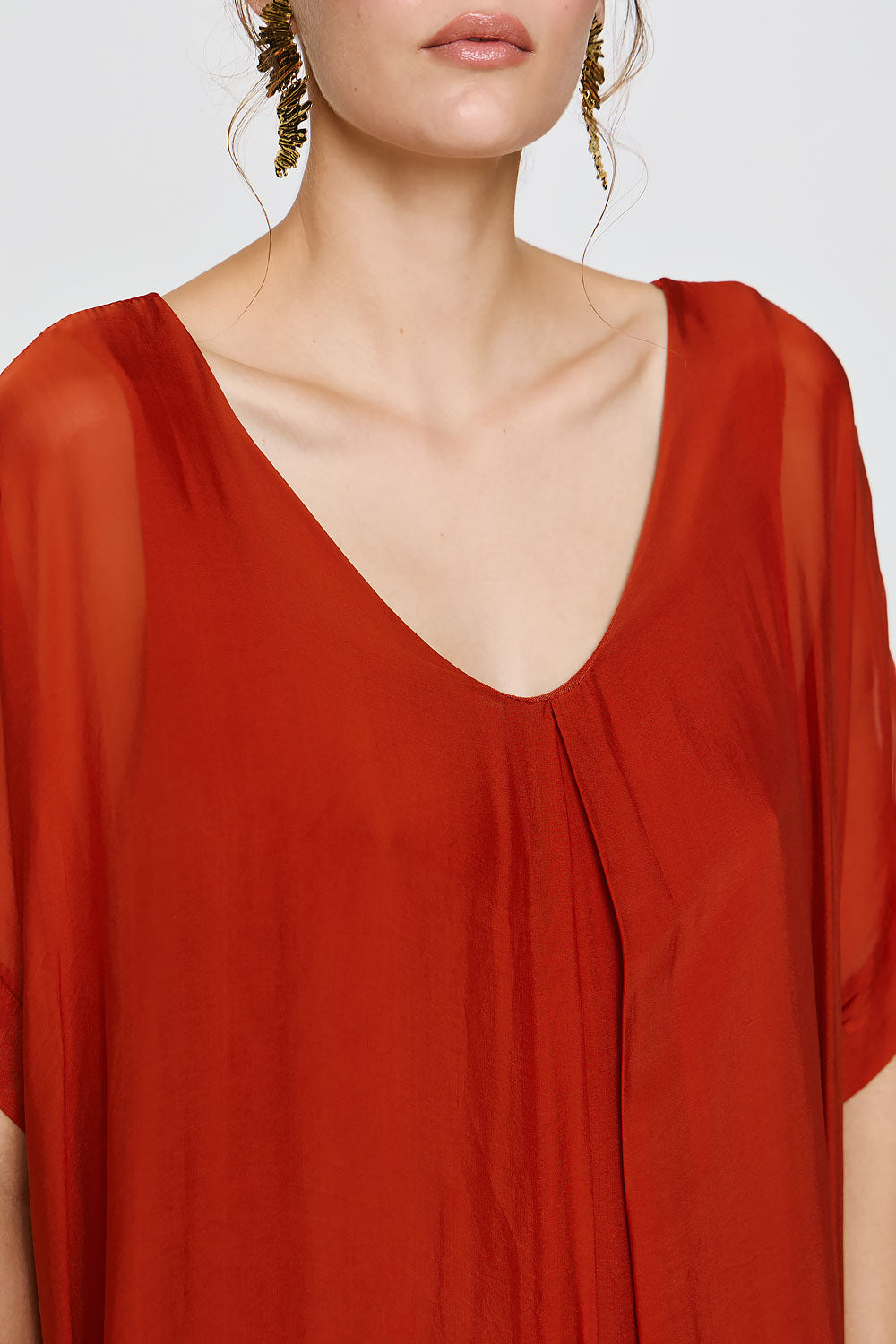 Gaia Dress | Burnt Orange