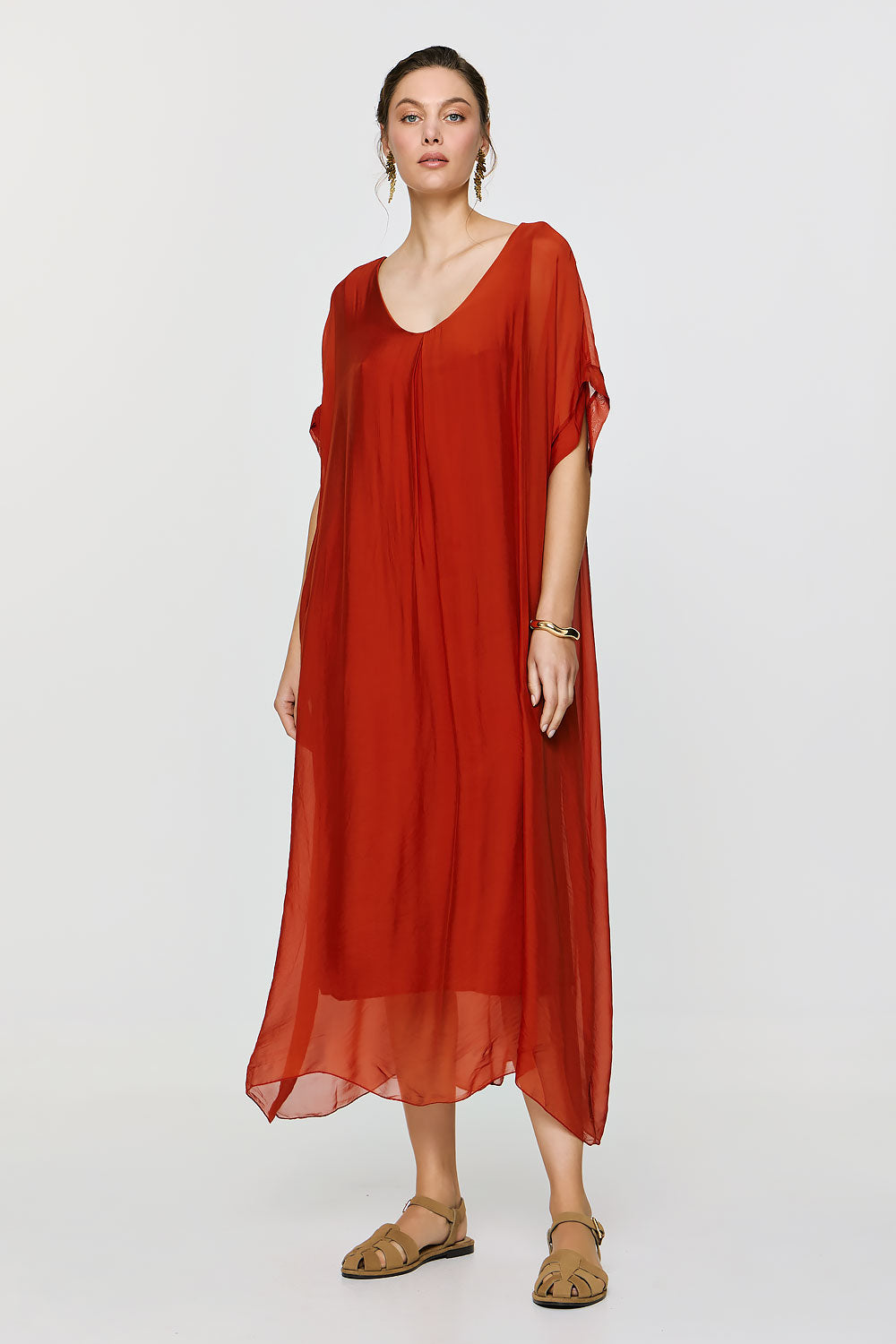 Gaia Dress | Burnt Orange