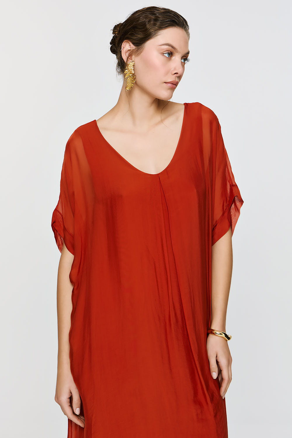 Gaia Dress | Burnt Orange