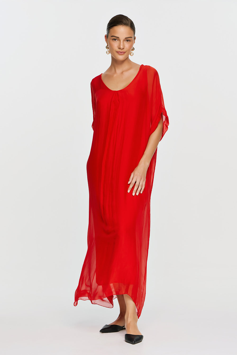 Gaia Dress | Red