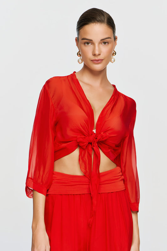 Chloe Top | Red