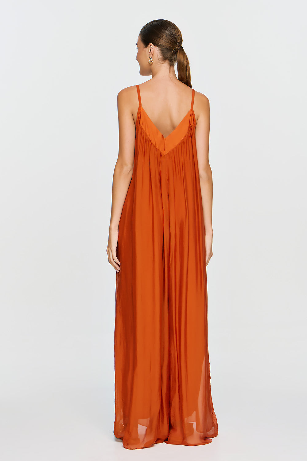 Nephele Jumpsuit | Burnt Orange