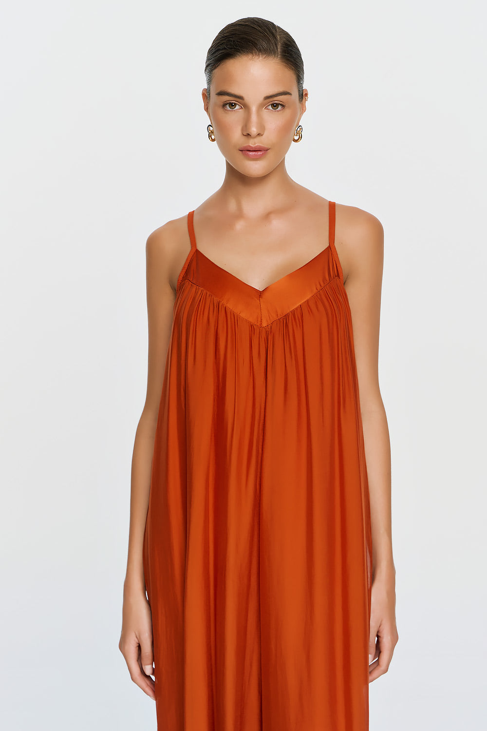 Nephele Jumpsuit | Burnt Orange