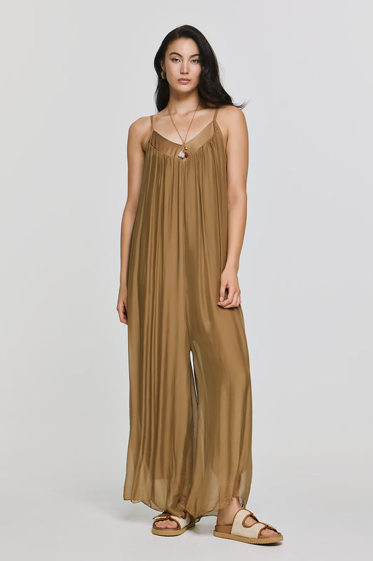 Nephele Jumpsuit | Camel