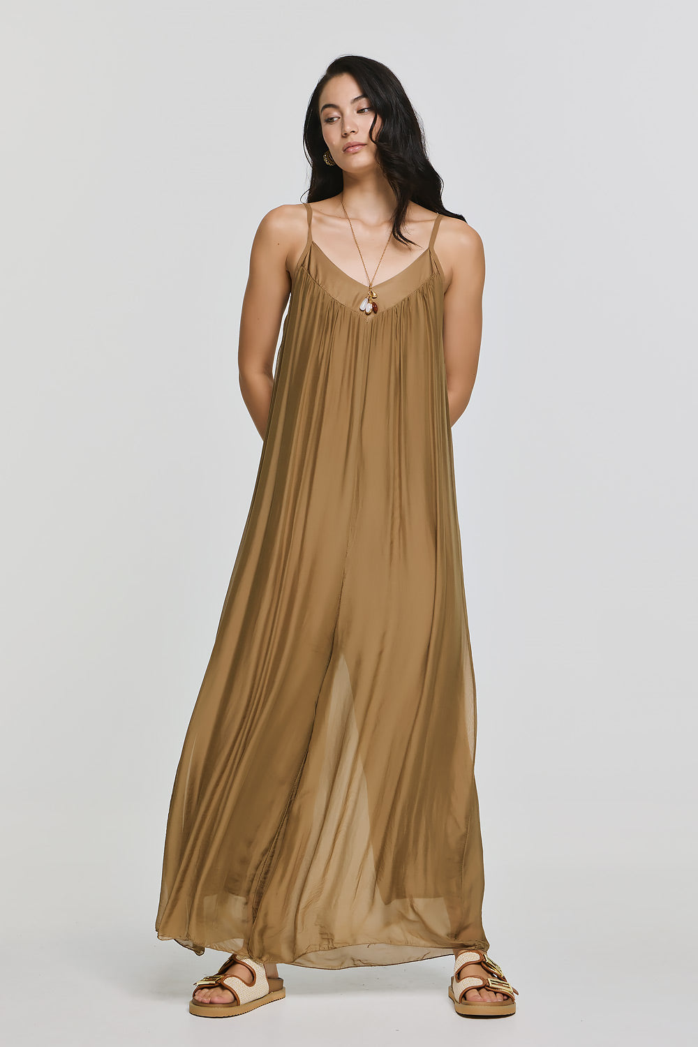 Nephele Jumpsuit | Camel