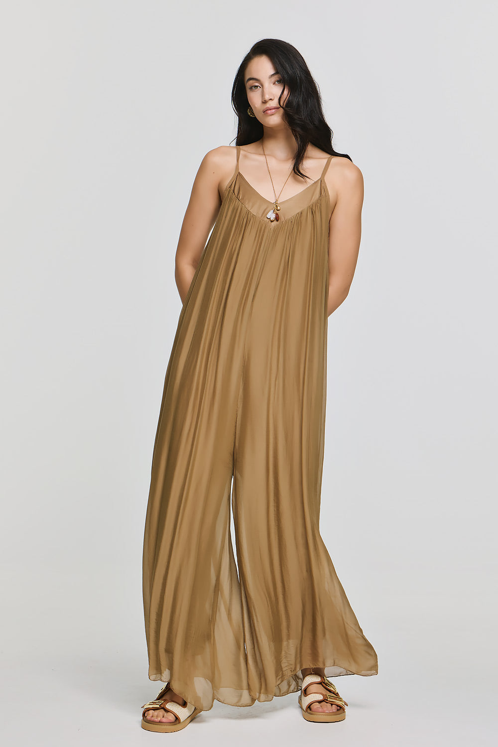 Nephele Jumpsuit | Camel