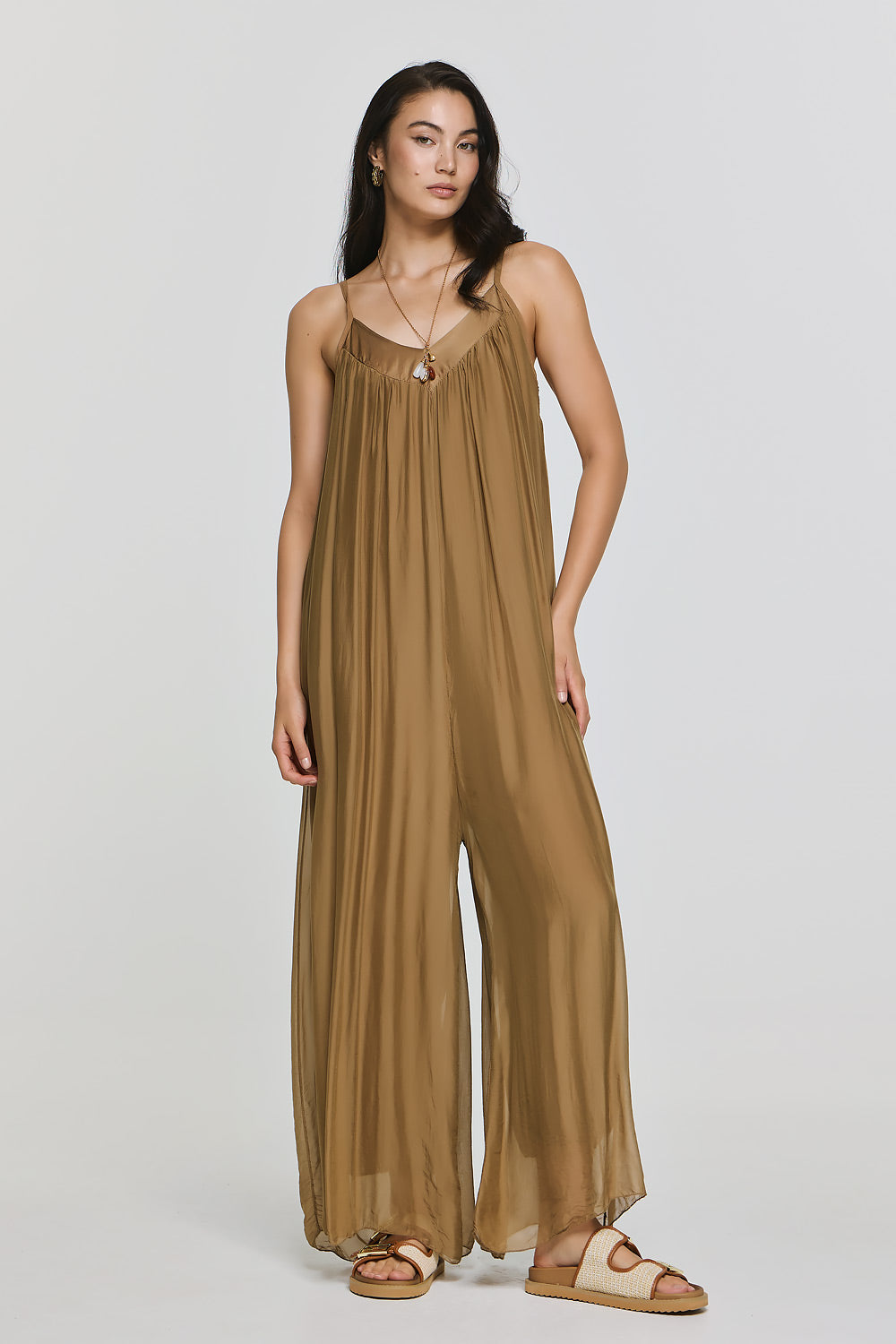 Nephele Jumpsuit | Camel