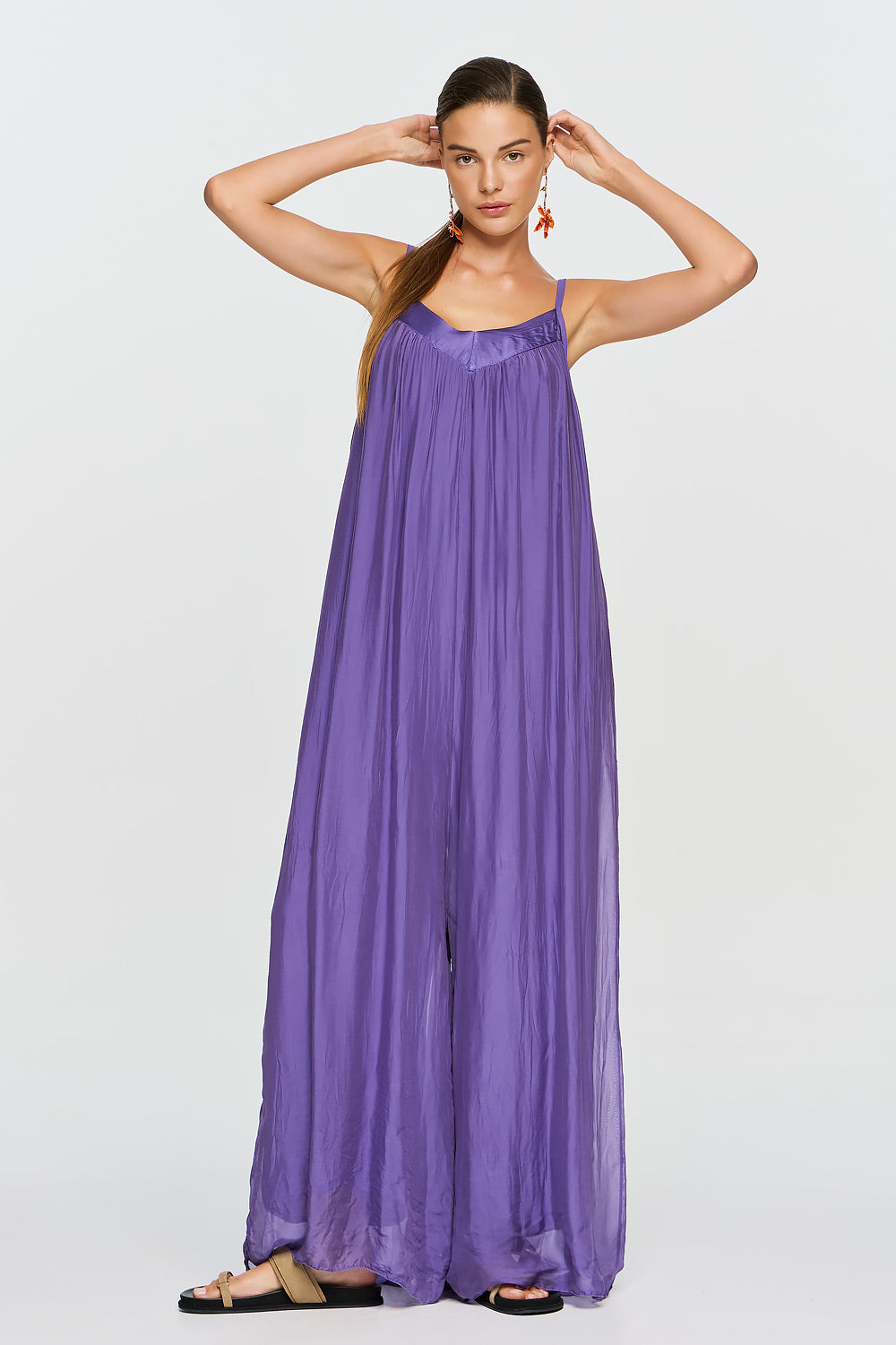 Nephele Jumpsuit | Purple