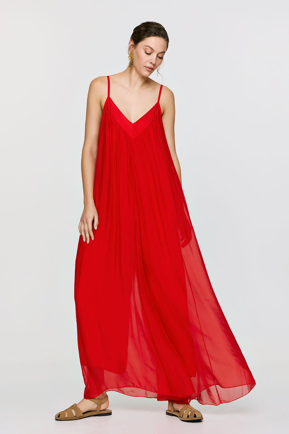 Nephele Jumpsuit | Red