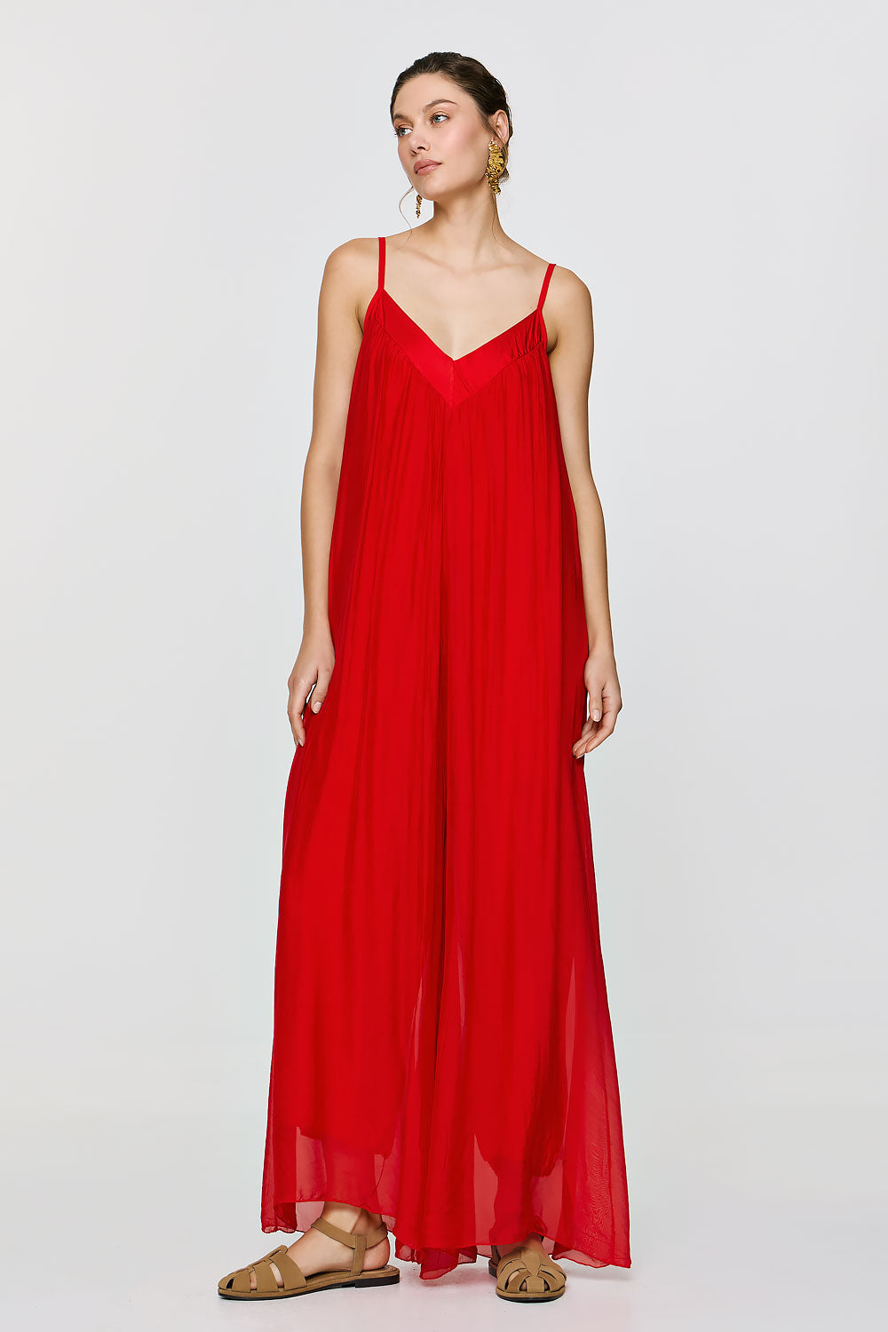 Nephele Jumpsuit | Red