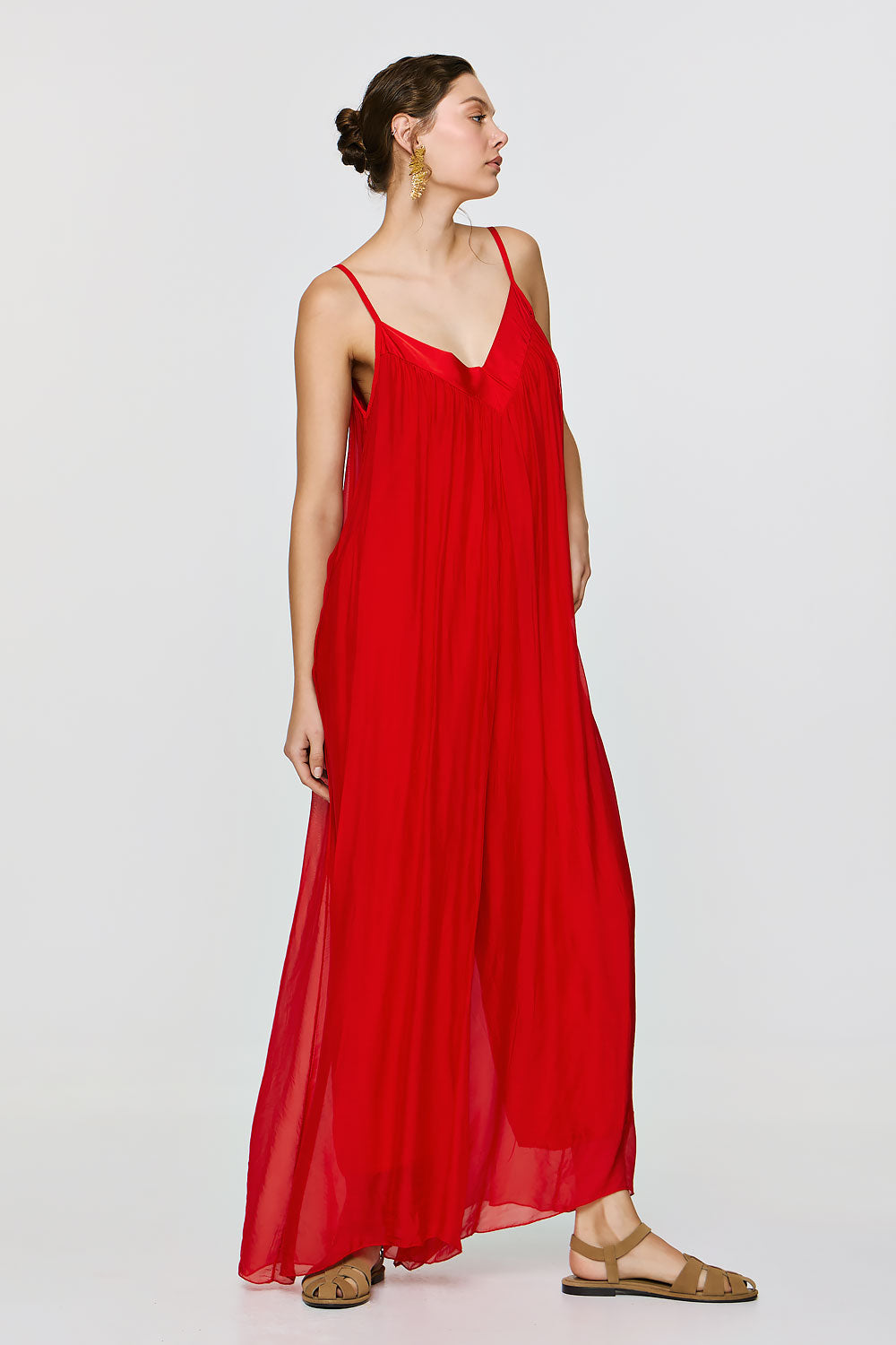 Nephele Jumpsuit | Red