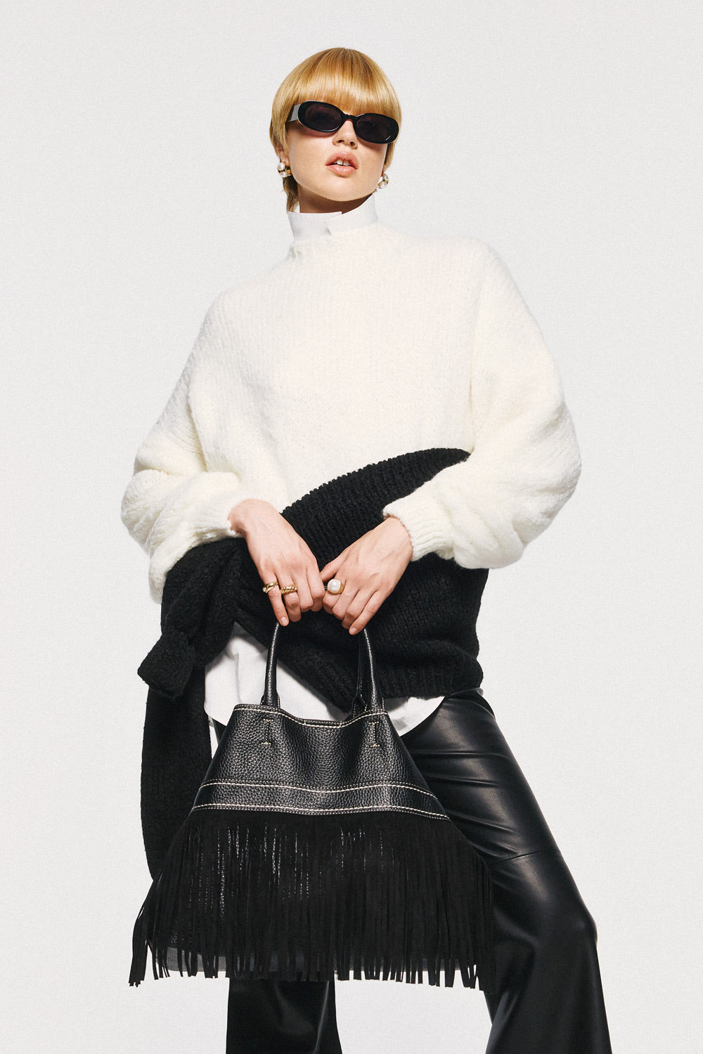 Long Sleeve Pullover - Ivory