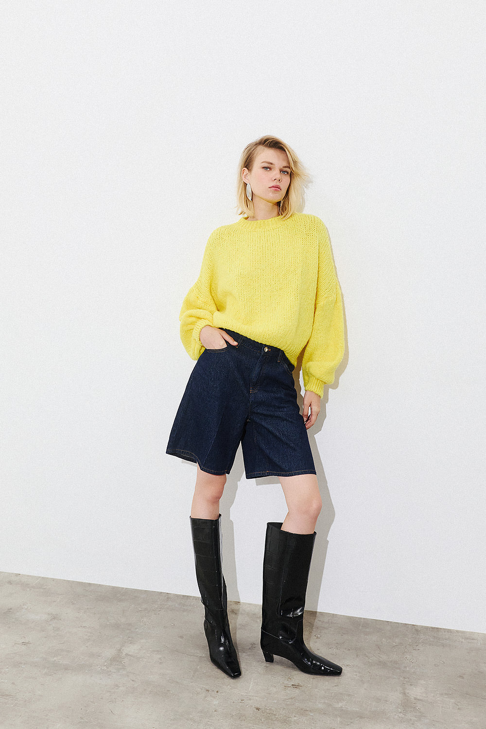 Long Sleeve Pullover - Yellow