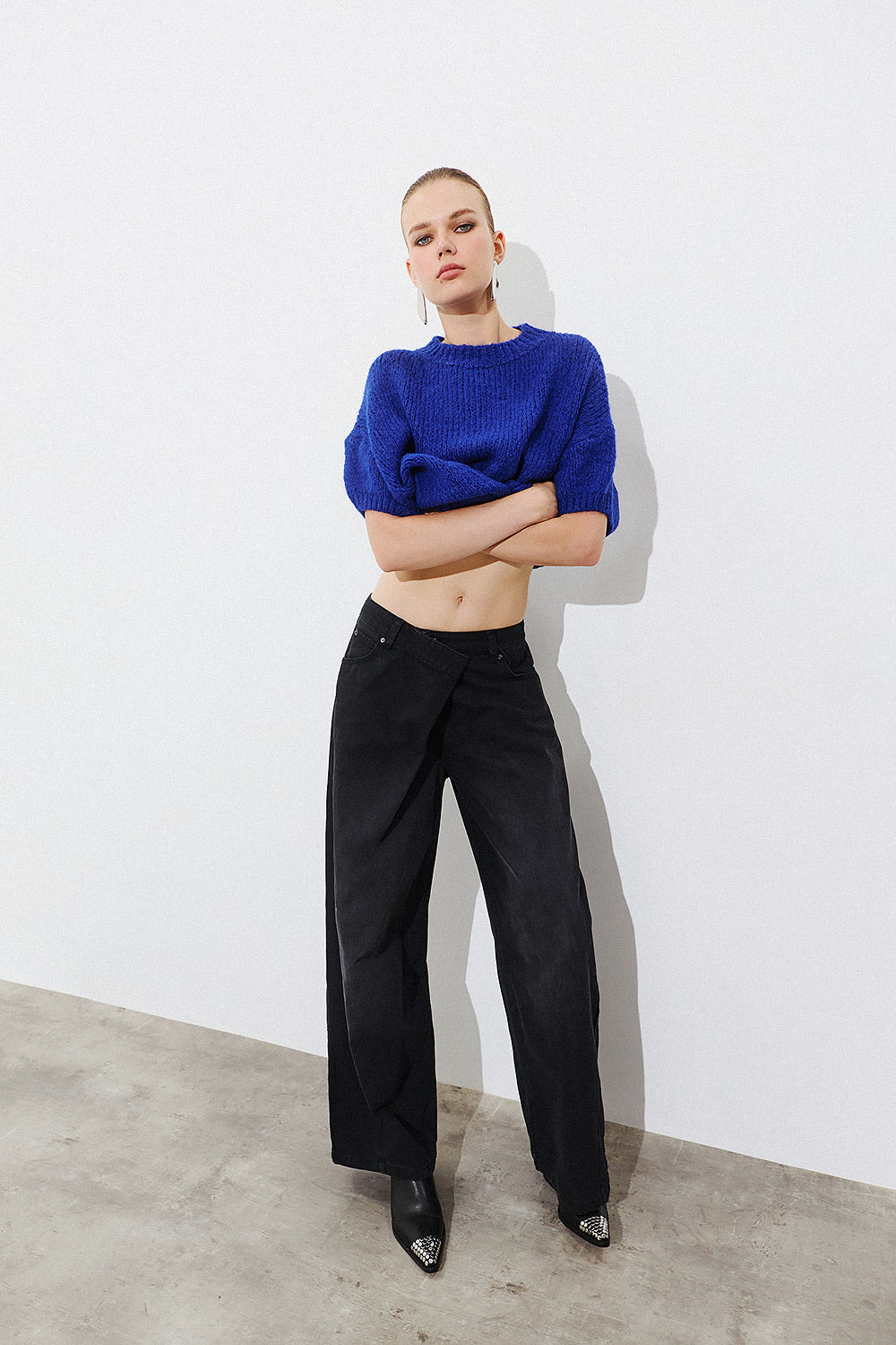 Short Sleeve Pullover - Blue