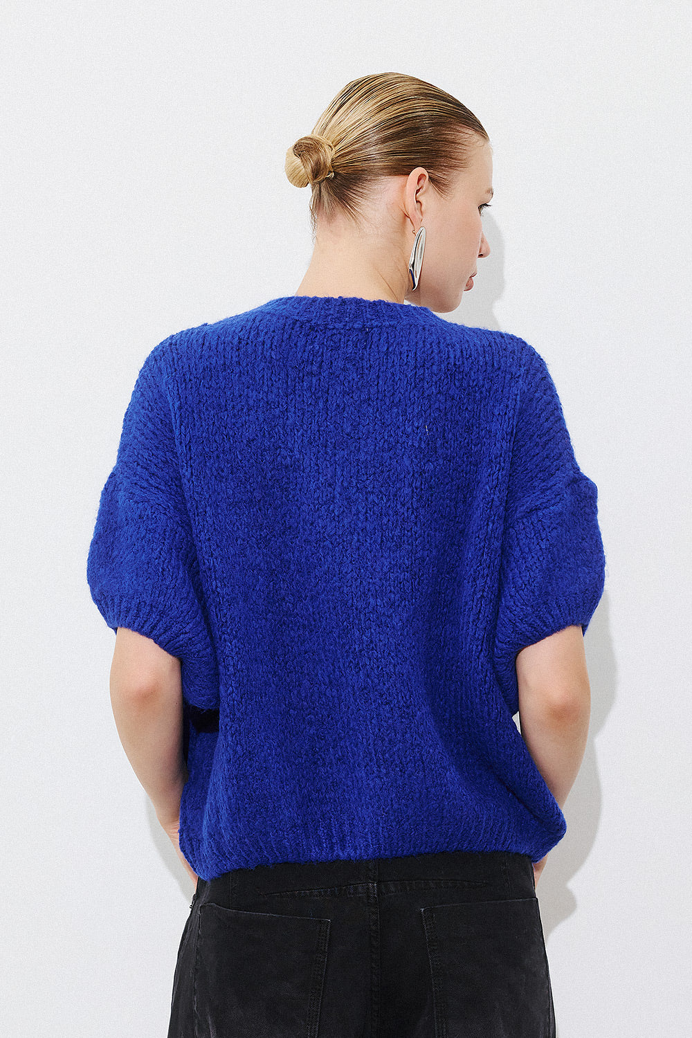 Short Sleeve Pullover - Blue