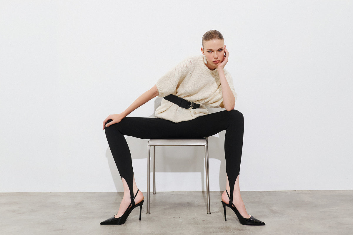 Short Sleeve Pullover - Creme