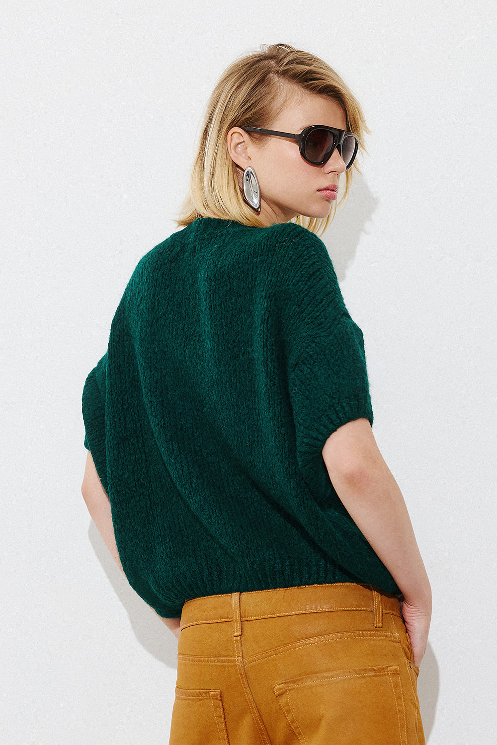 Short Sleeve Pullover - Green