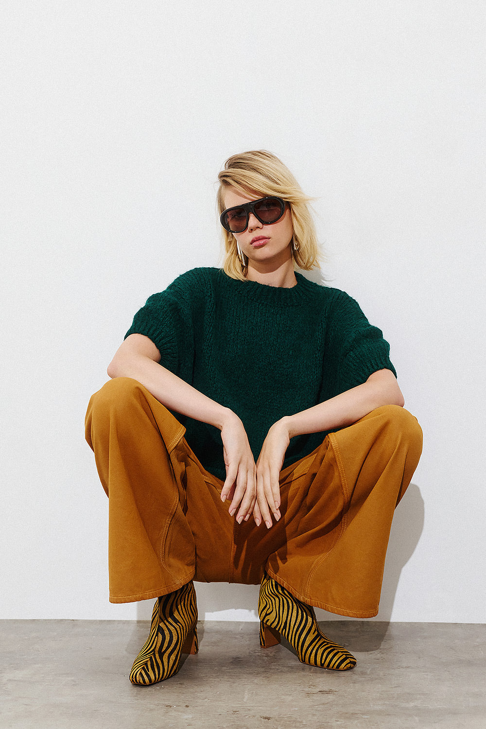 Short Sleeve Pullover - Green