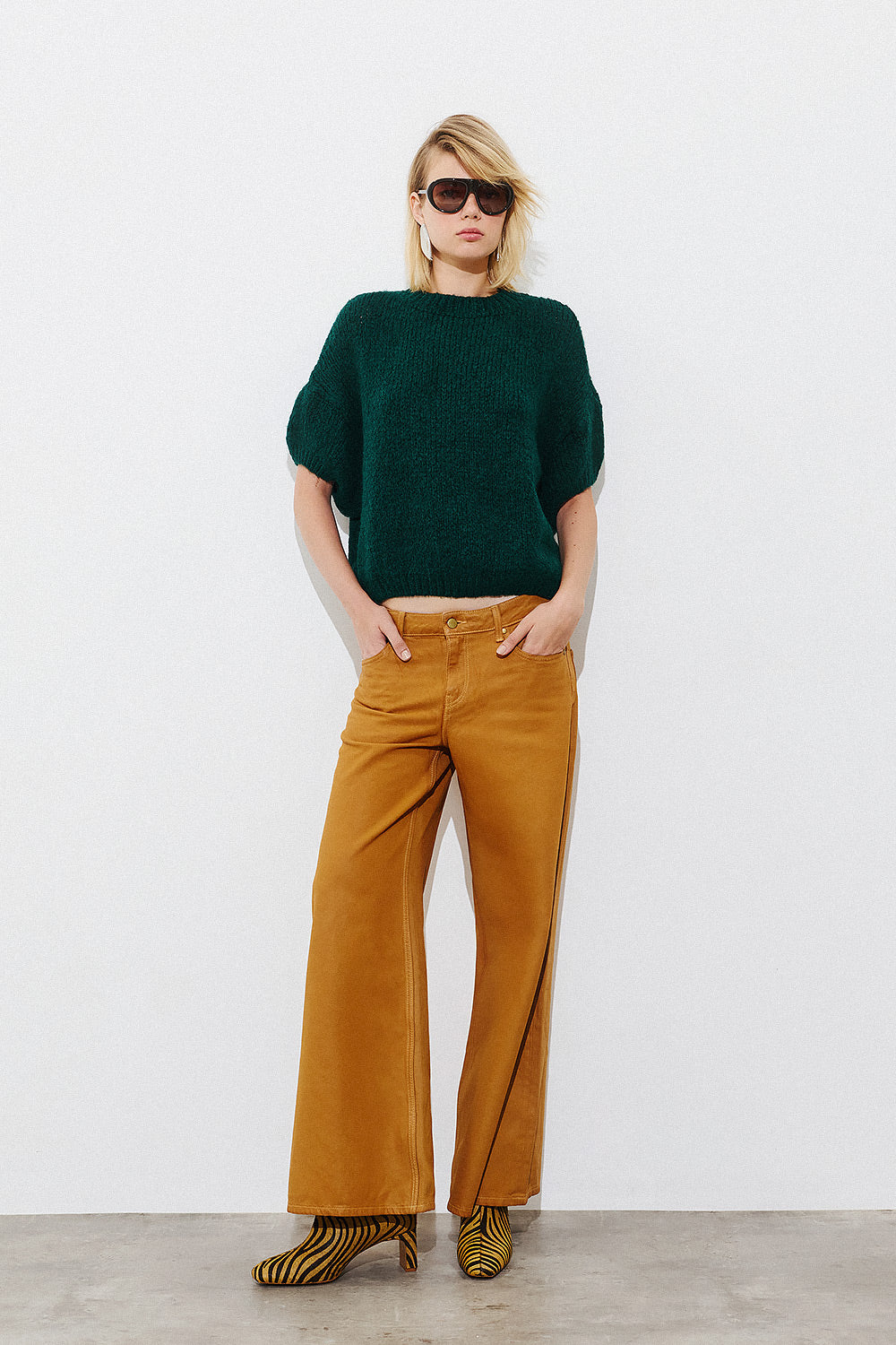 Short Sleeve Pullover - Green