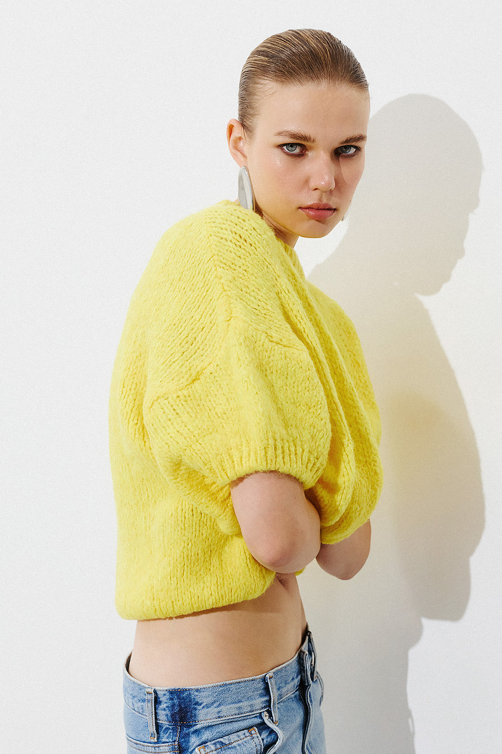 Short Sleeve Pullover - Yellow
