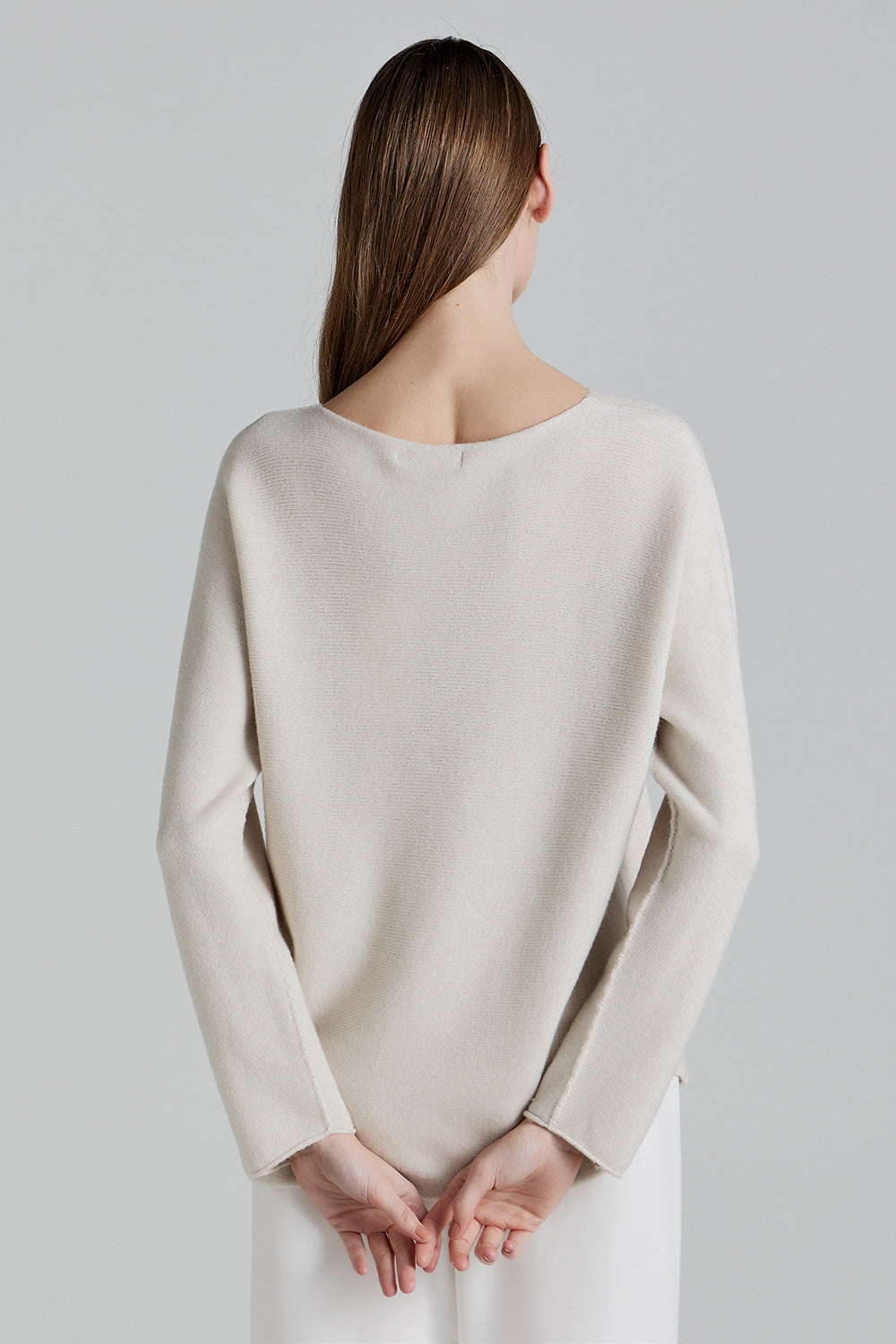 Soft Knitwear O-Neck | Creme