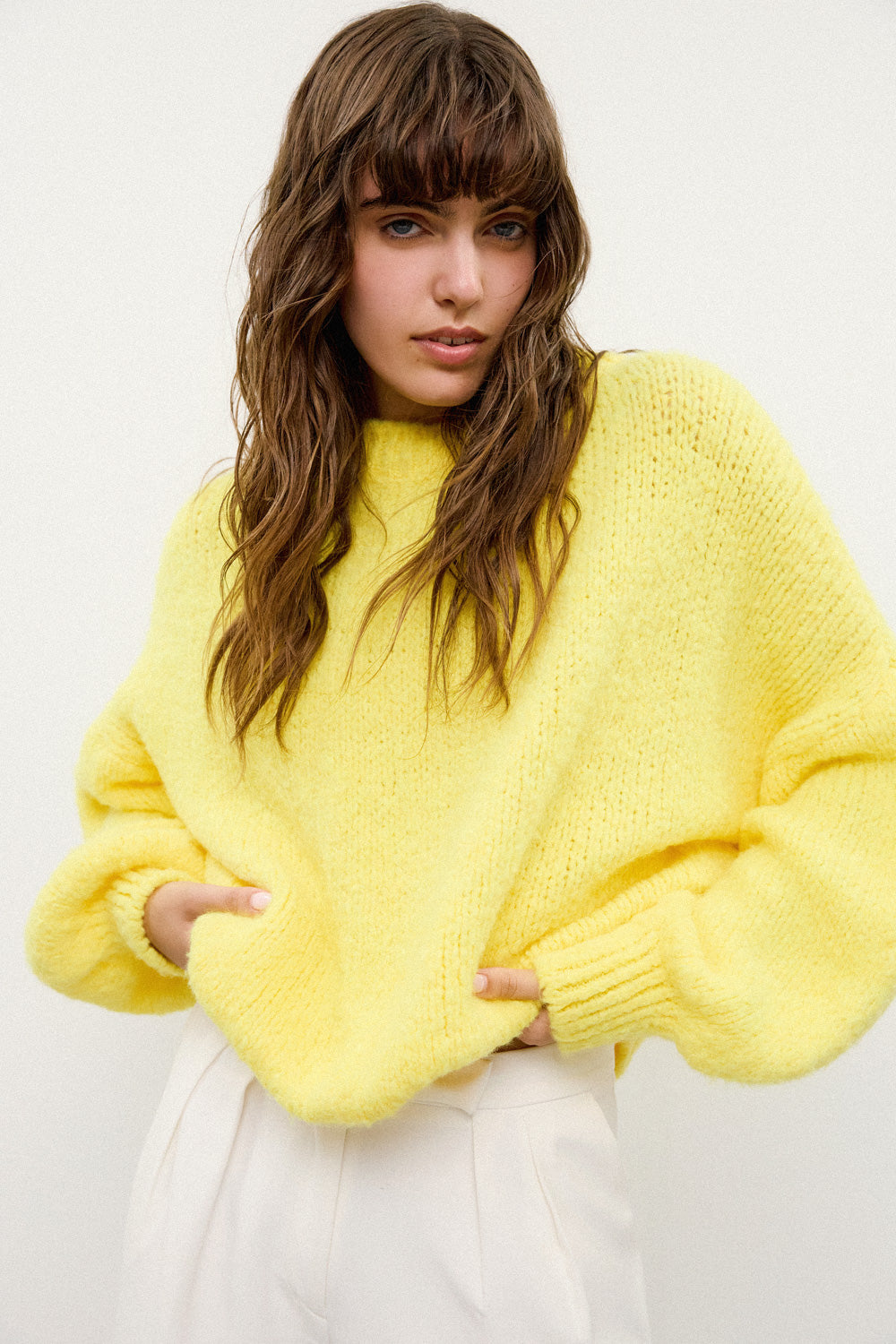 Long Sleeve Pullover - Yellow
