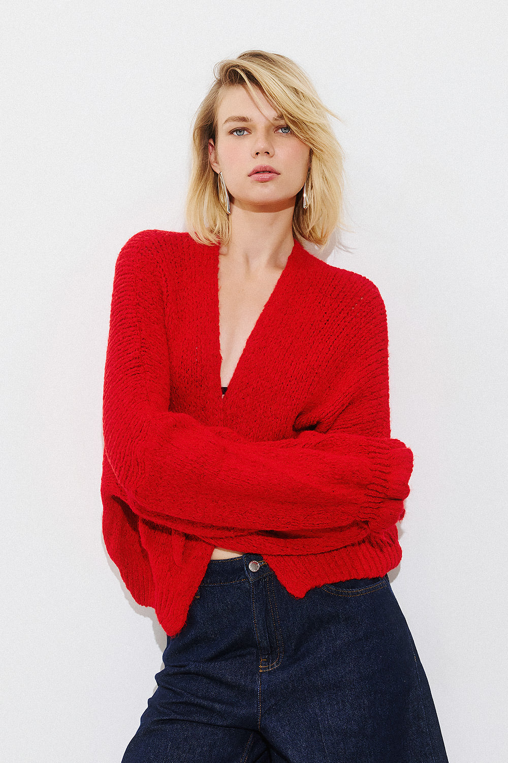 Cardigan - Red