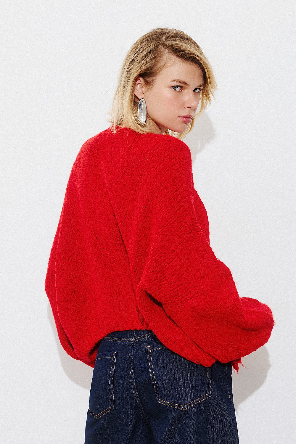 Cardigan - Red