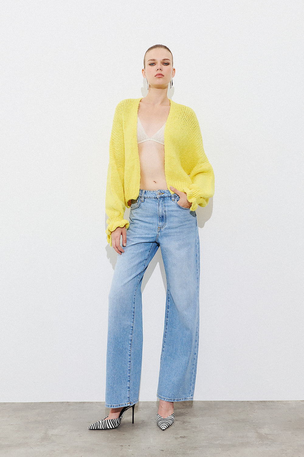 Cardigan - Yellow