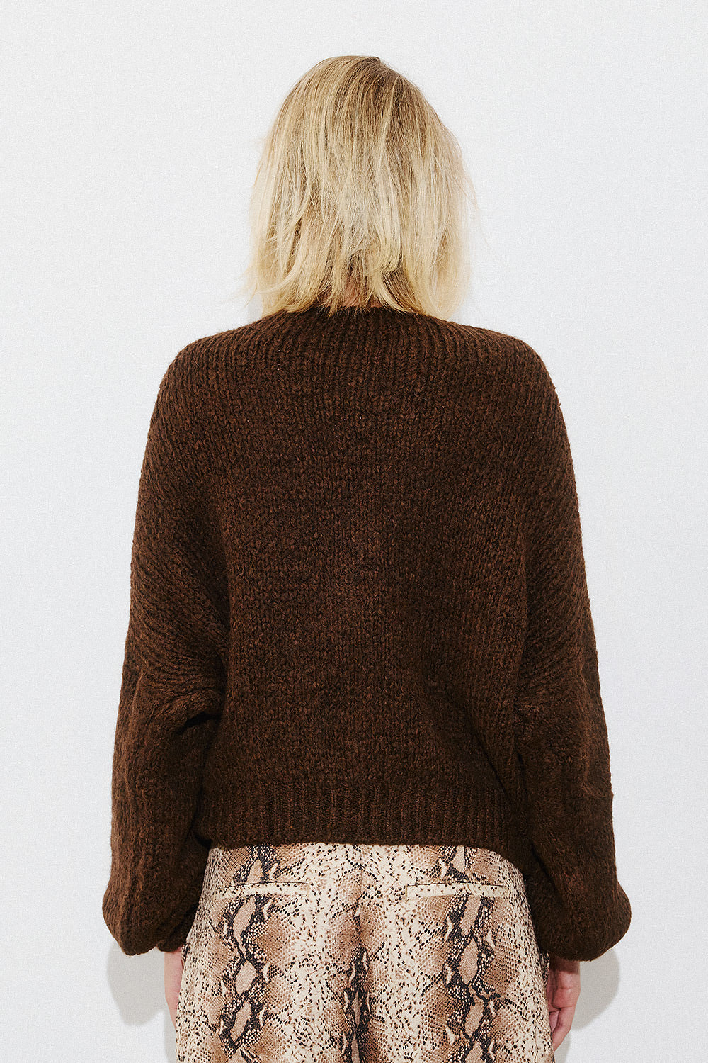 Knot Pullover - Brown